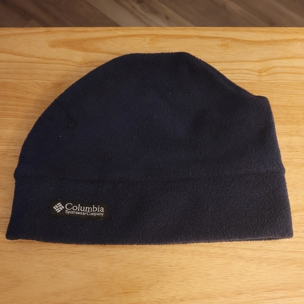 Columbia Navy Fleece Beanie